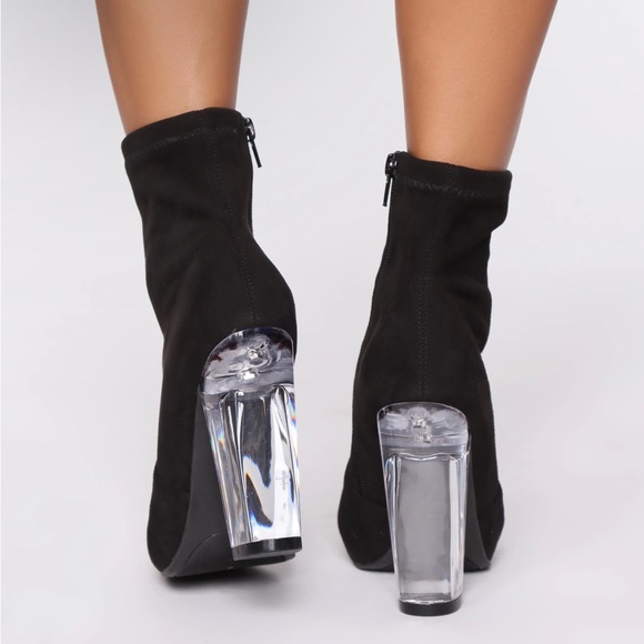 Clear Heel Booties 🌺 - Picture 3 of 11